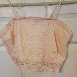 Breezies Blush Pink Cami-Bralette  Size 1x